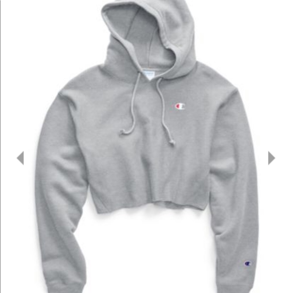 champion reverse weave cropped hoodie